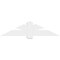 Ekena Millwork Redmond Architectural Grade PVC Gable Bracket, 60"W x 15"H x 4"D x 6"F, 6/12 Pitch GBP060X15X0406RED00 - alternate 3